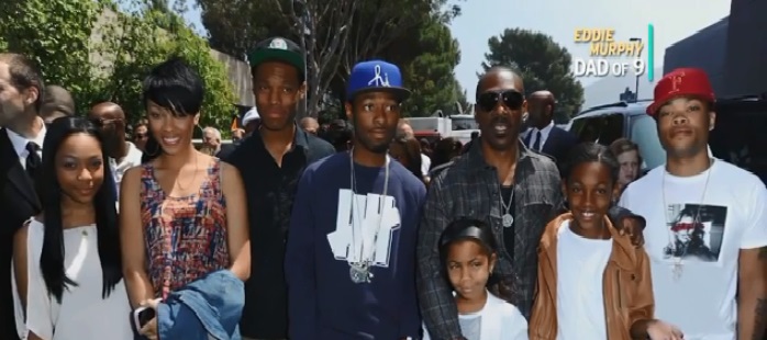 Eddie Murphy with Family