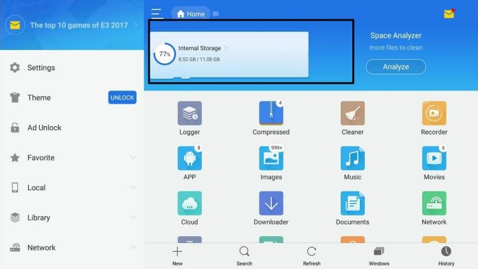 es file explorer apk