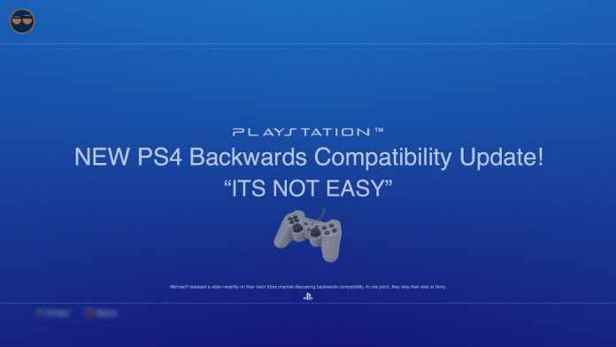 is ps4 backwards compatible